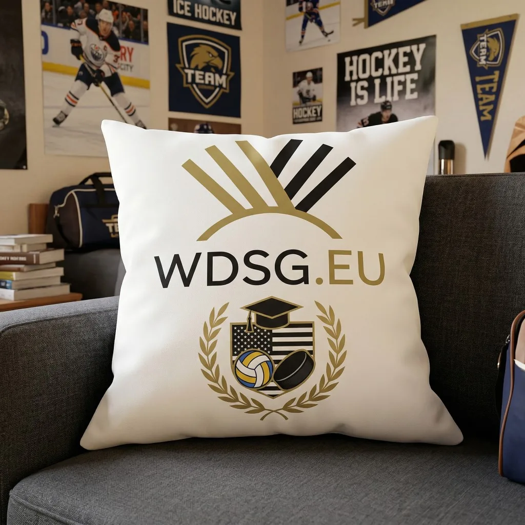 WDSG dekorační polštář s logem