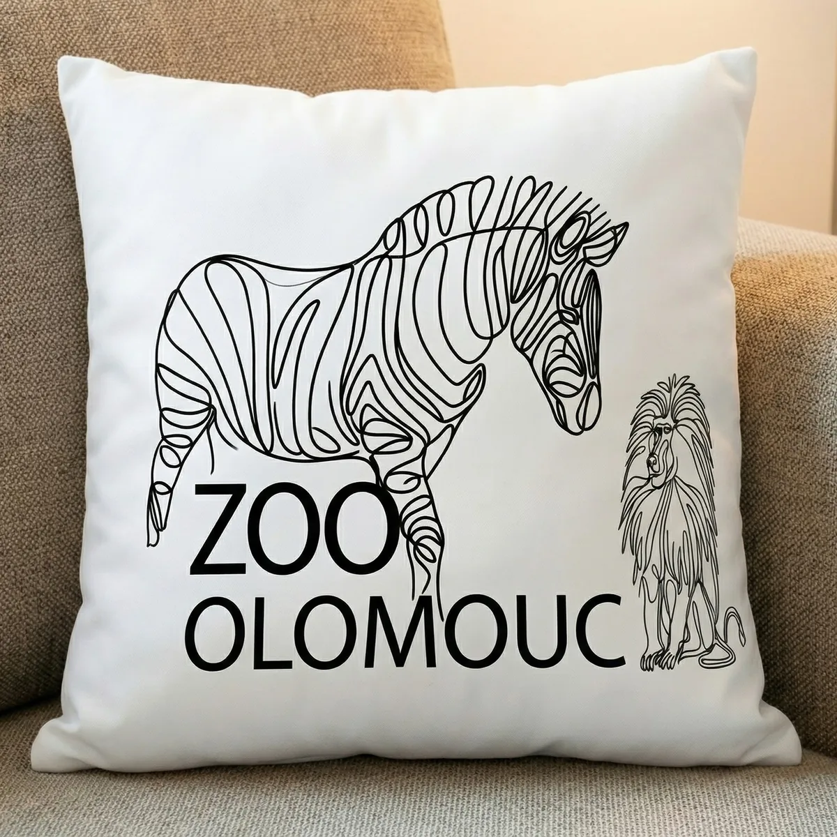 Polštář Zoo Olomouc – motiv 1